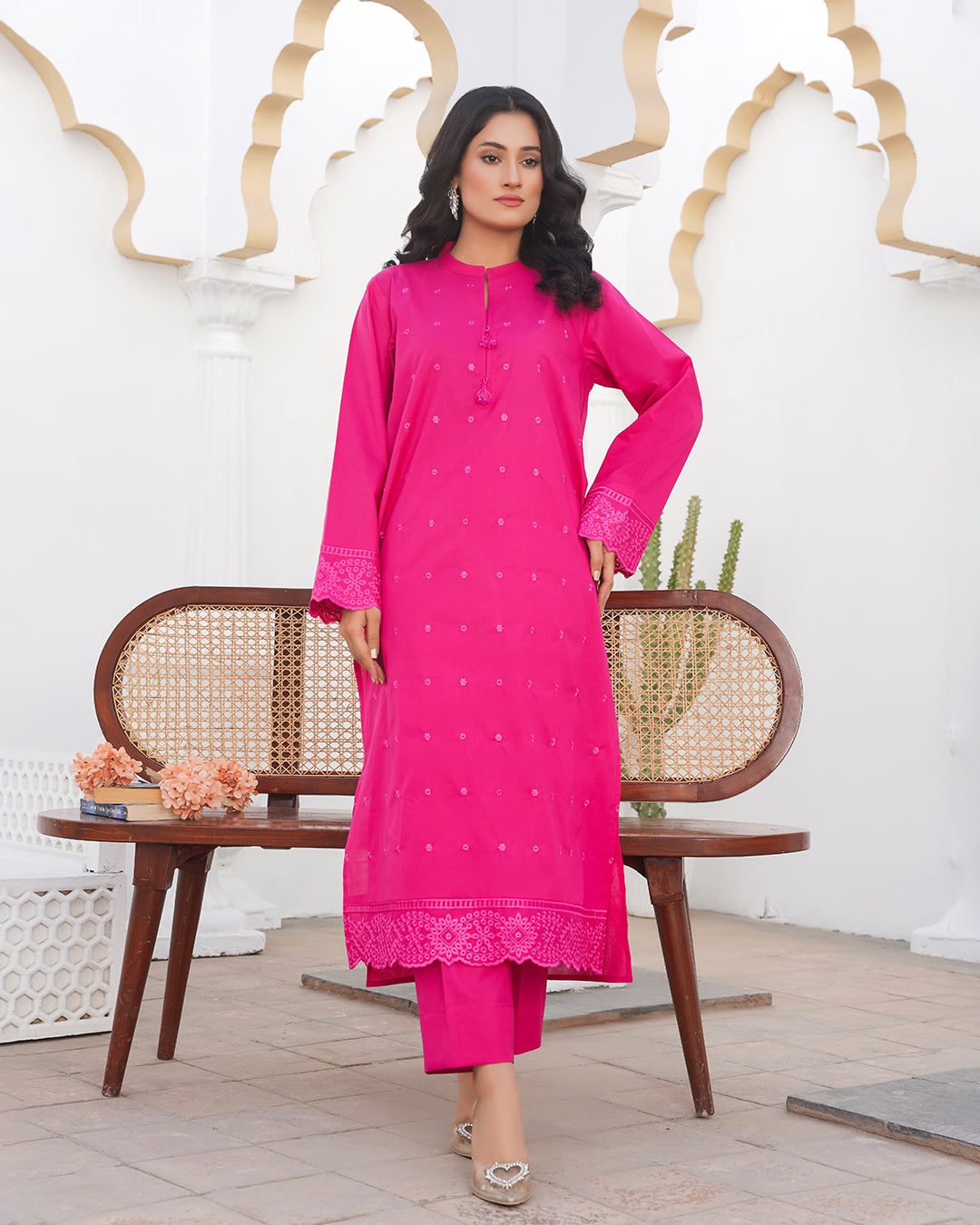 Pink Passion - Stitched 2 Piece