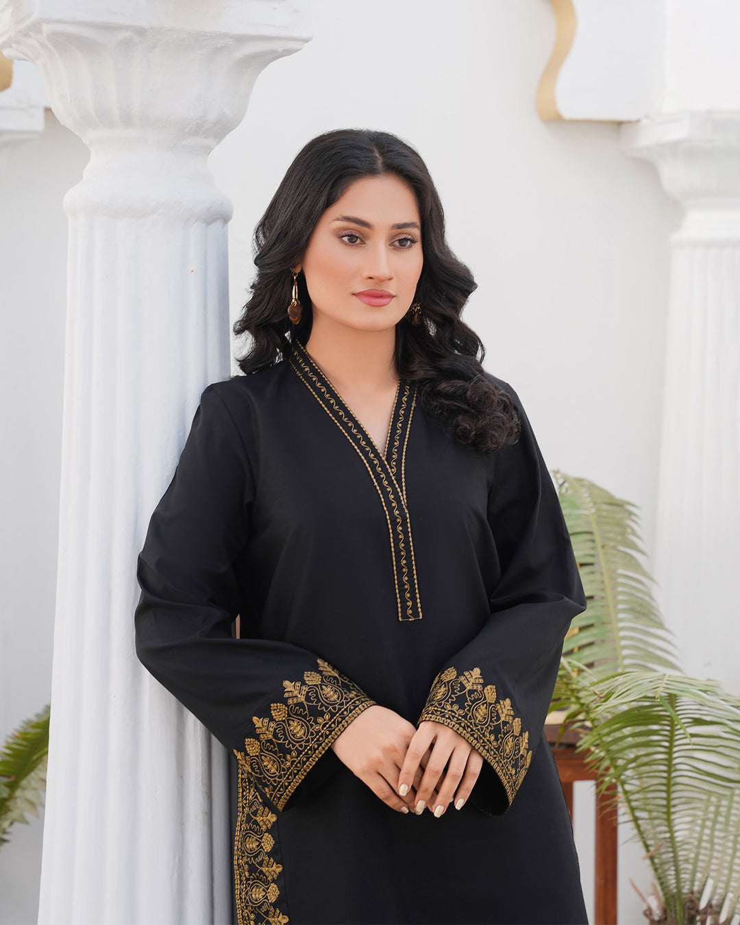 Black Orchid - Stitched 2 Piece