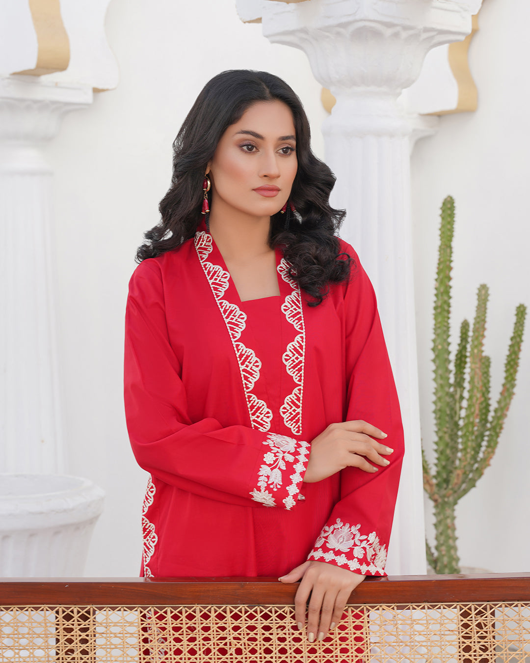 Red Desire - Stitched 2 Piece