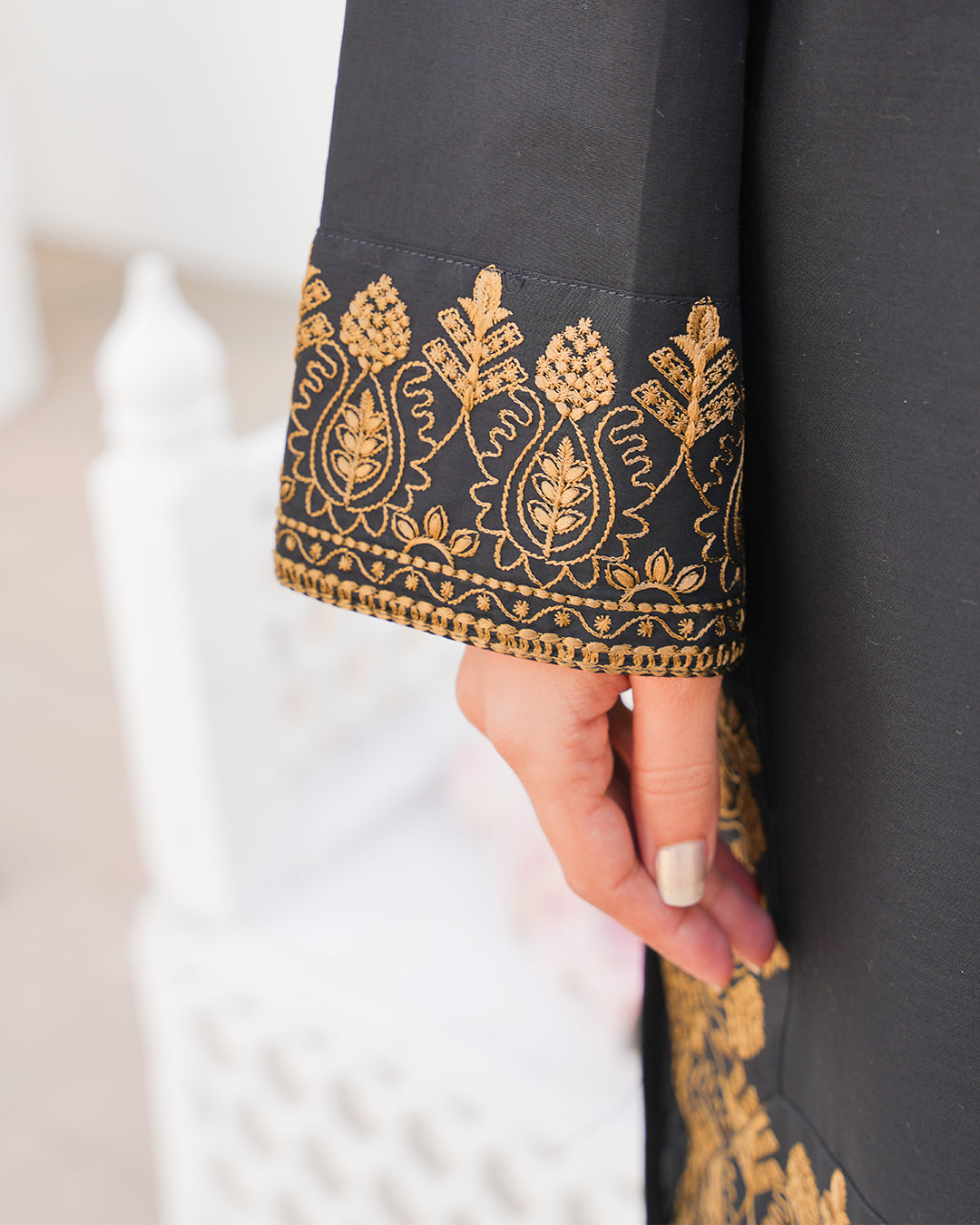 Black Orchid - Stitched 2 Piece