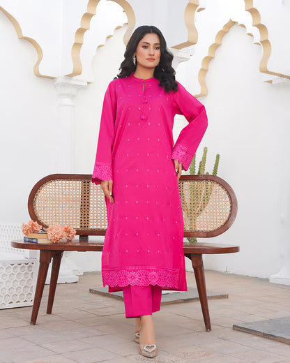 Pink Passion - Stitched 2 Piece