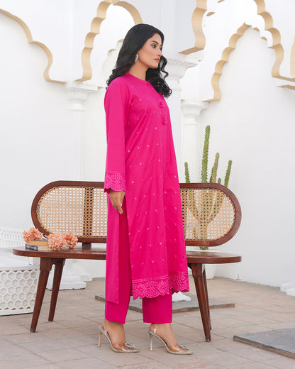 Pink Passion - Stitched 2 Piece